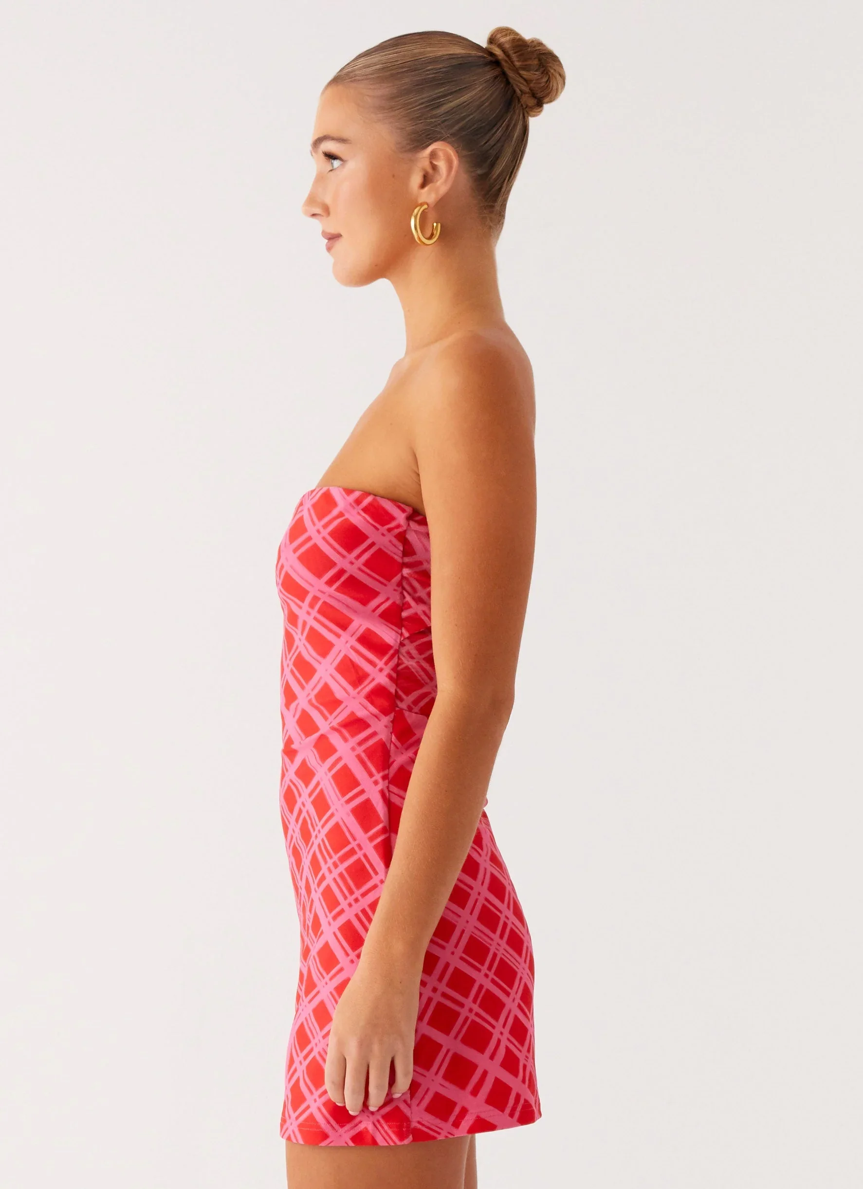 Hamilton Mini Dress - Pink Check