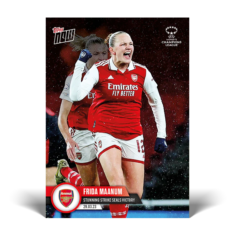 Topps UK - Stunning strike seals victory - UWCL TOPPS NOW® Card #17