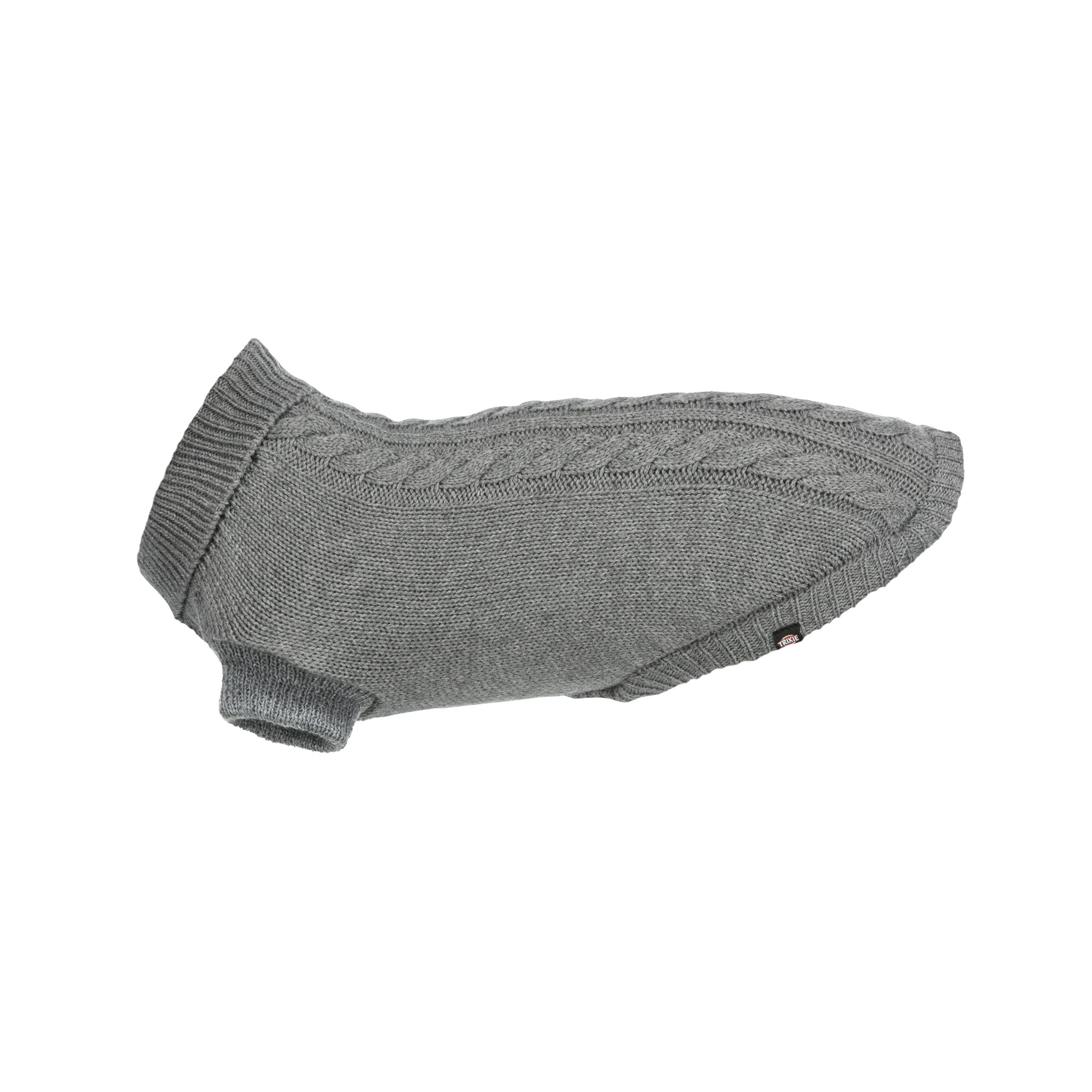 Trixie Kenton Dog Sweater - Grey - XS - 30cm