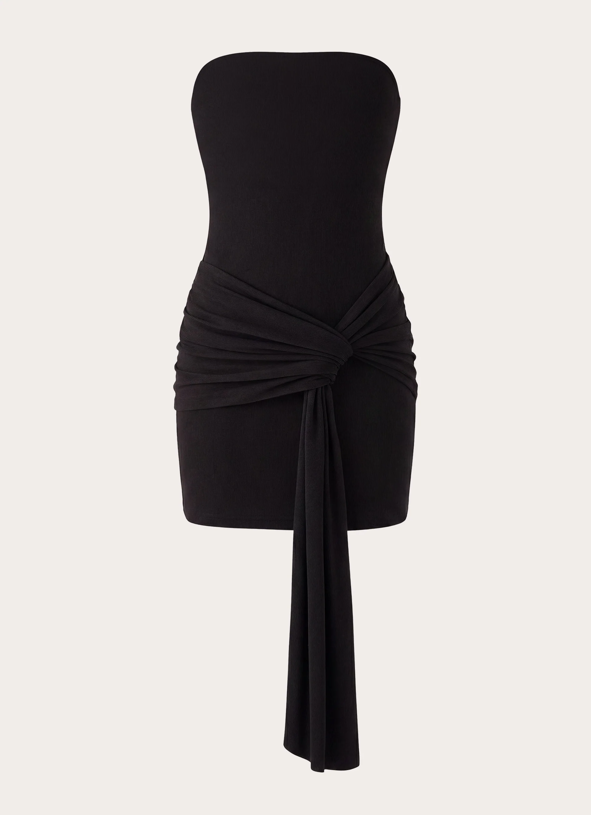 Jiliana Strapless Mini Dress - Black