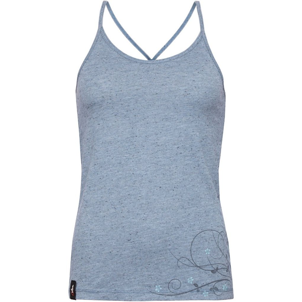 Chillaz Massouri Flower Swirls Tank Top Women - blue melange