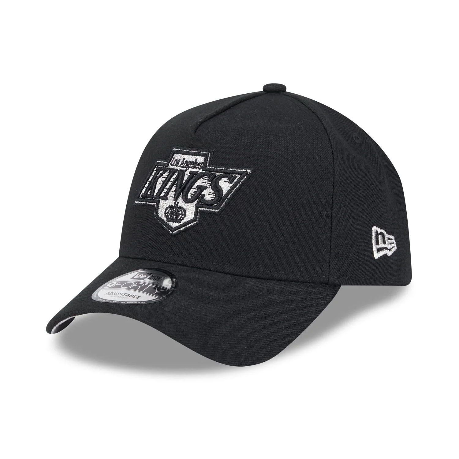 Los Angeles Kings New Era 9FORTY A-Frame Trucker NHL Cap Black