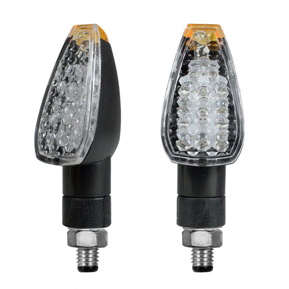 Chaft LED MANGA indicator (Pair) Universal - BlackRef: CH0119