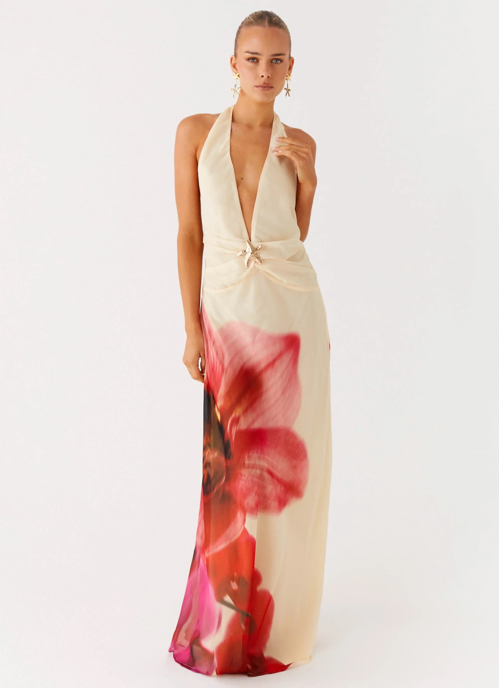Belivia Maxi Dress - Yellow Bloom