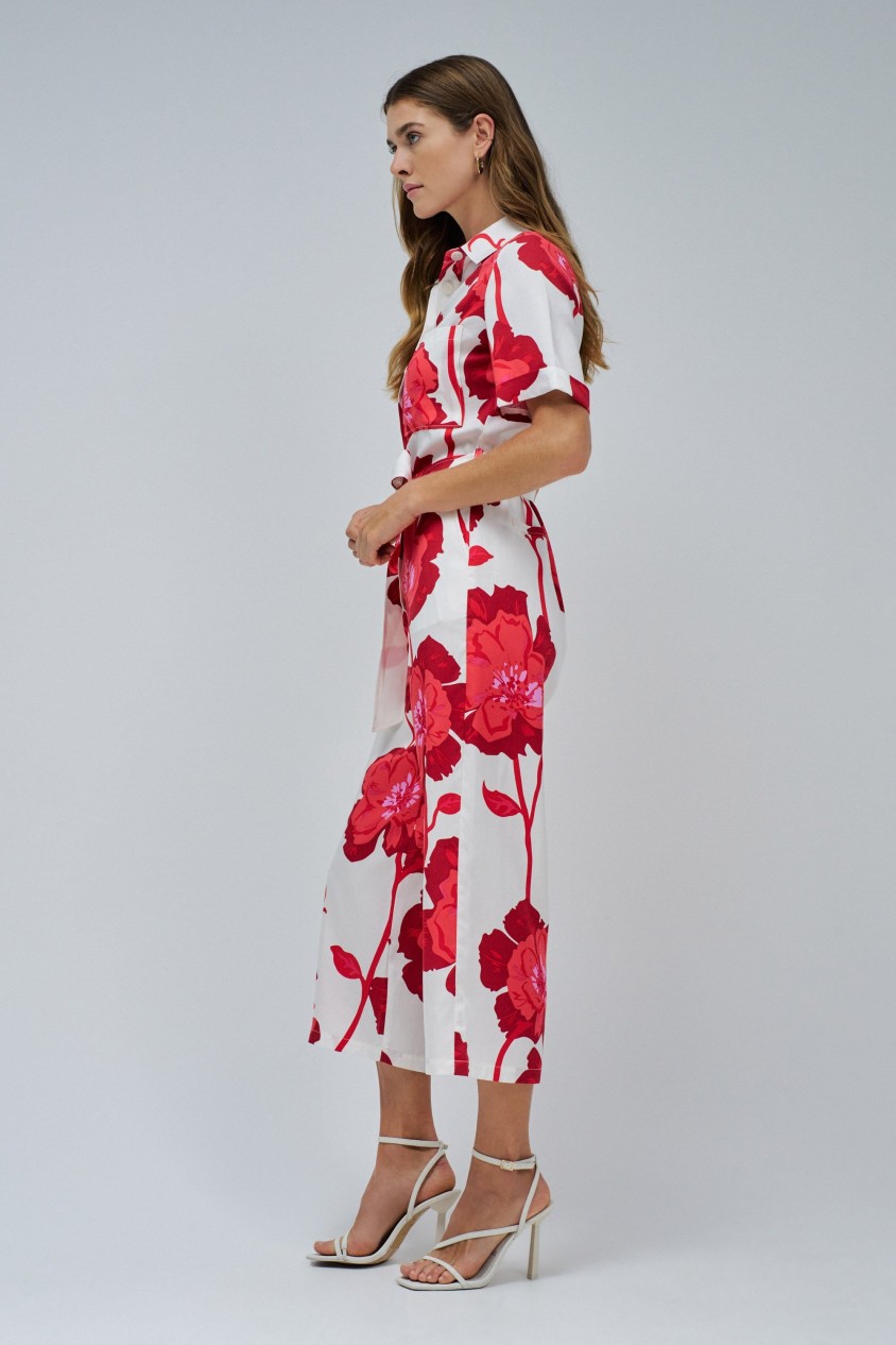 FLORAL PRINT JUMPSUIT