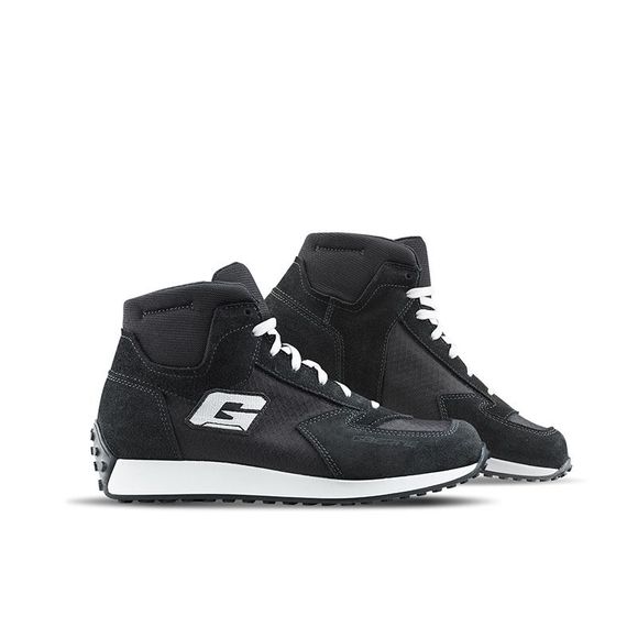 Gaerne G_RUE AQUATECH Motorcycle Riding Shoes - Black / WhiteRef: GA0214