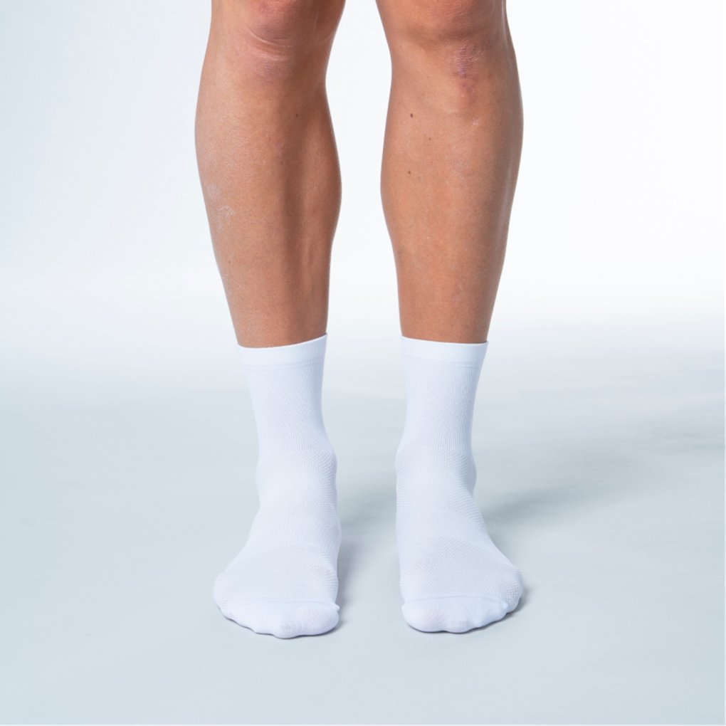 POC Cadence Road Socks Short - 1001 Hydrogen White