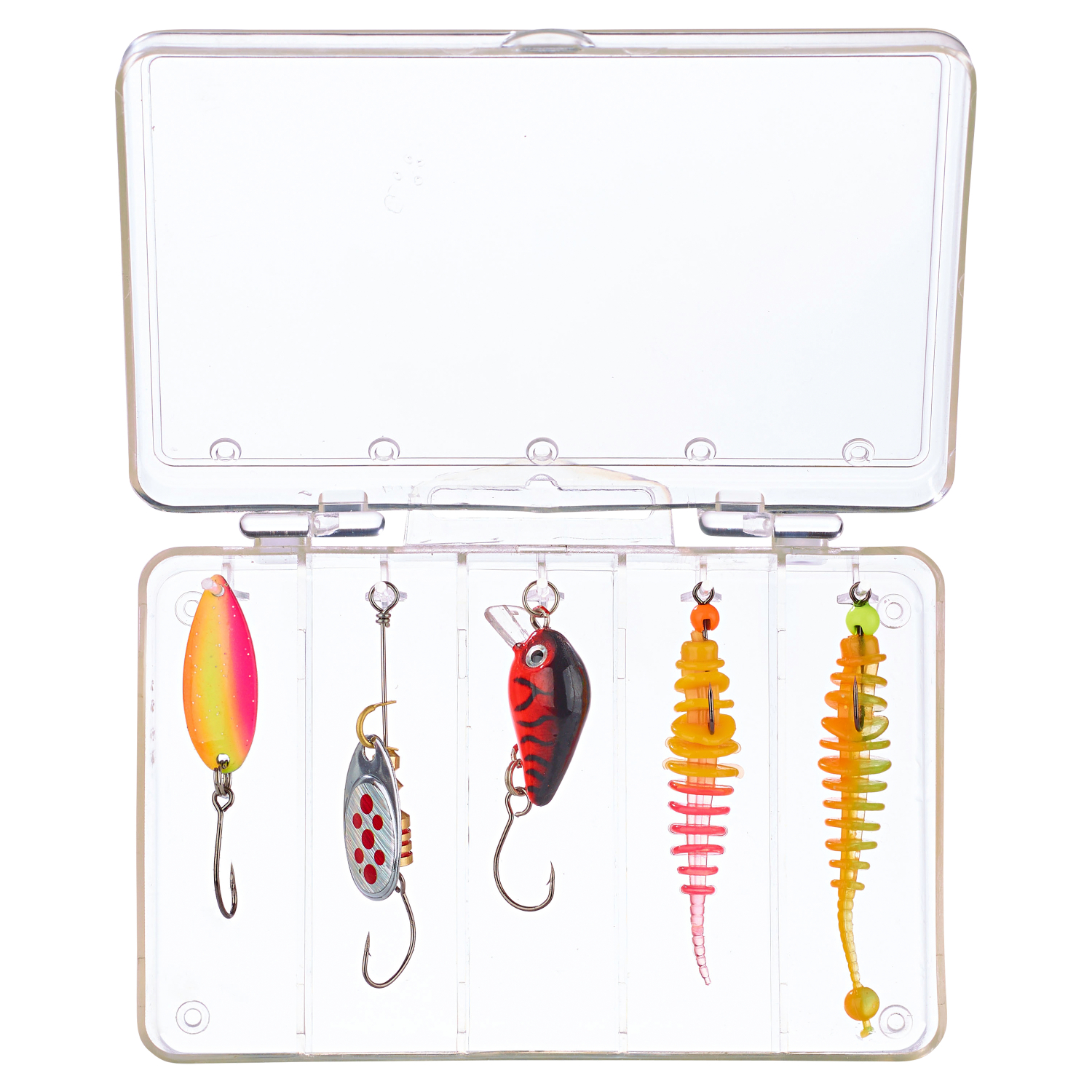 Trout Attack Artificial Lure Sets (Overcast Sky\/Cloud Water)