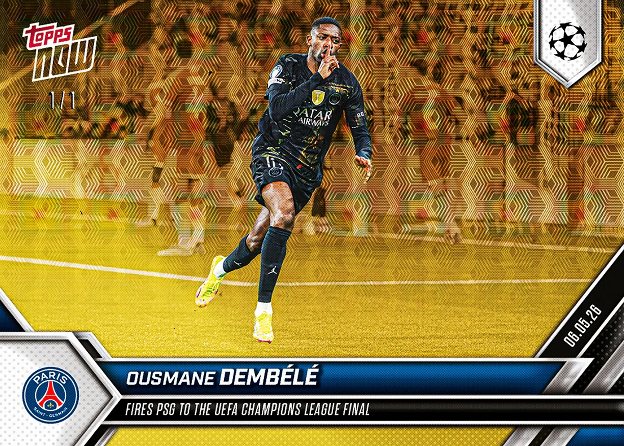 Ousmane Dembélé - 2025-26 UCL Topps NOW® - Card 136 - PR: 799