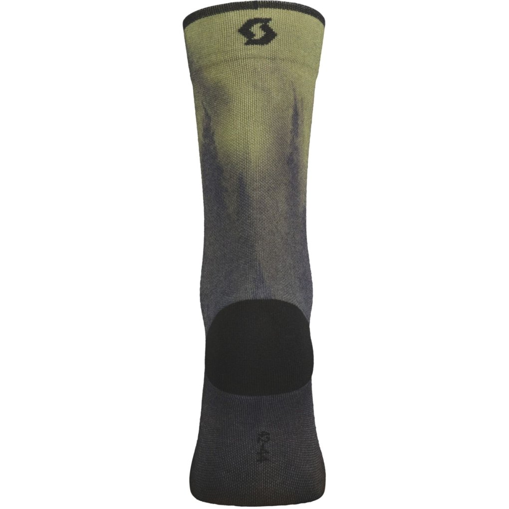 SCOTT Trail Tree Crew Socks - fir green/black