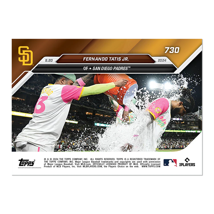 Fernando Tatis Jr. - 2024 MLB TOPPS NOW® Card 730