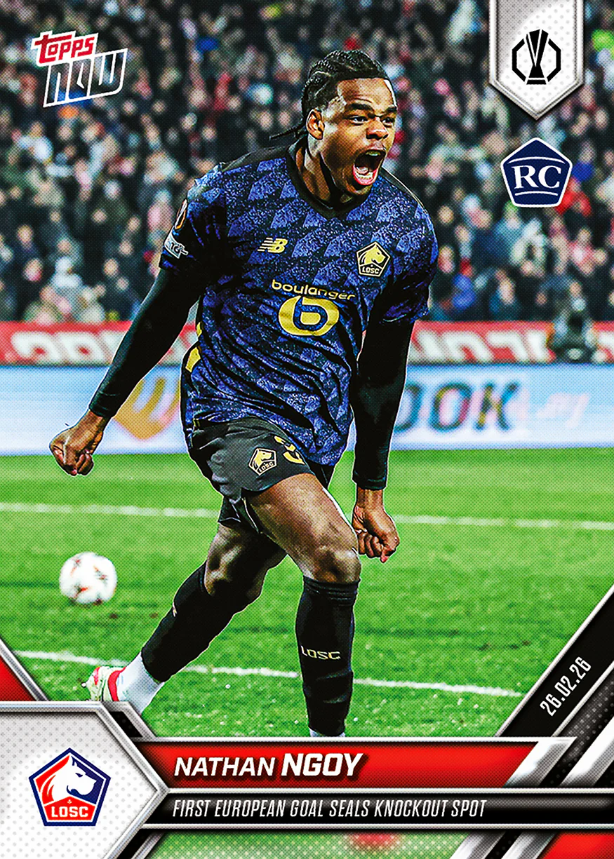 Nathan Ngoy - 2025-26 UEL Topps NOW® - Card 21 - PR: 272