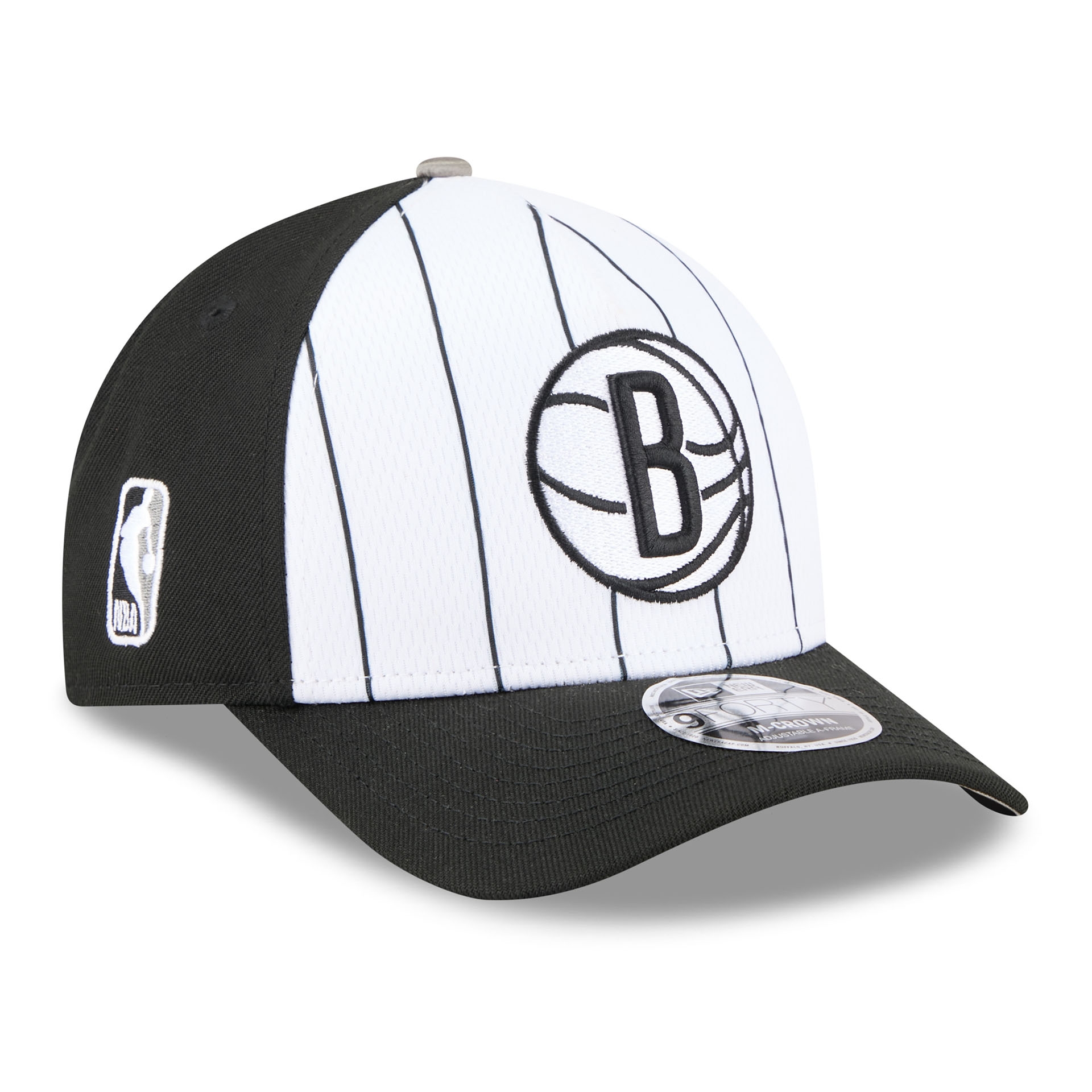 Brooklyn Nets 2025-26 NBA Tip-Off 9FORTY M-Crown A-Frame Snapback Cap