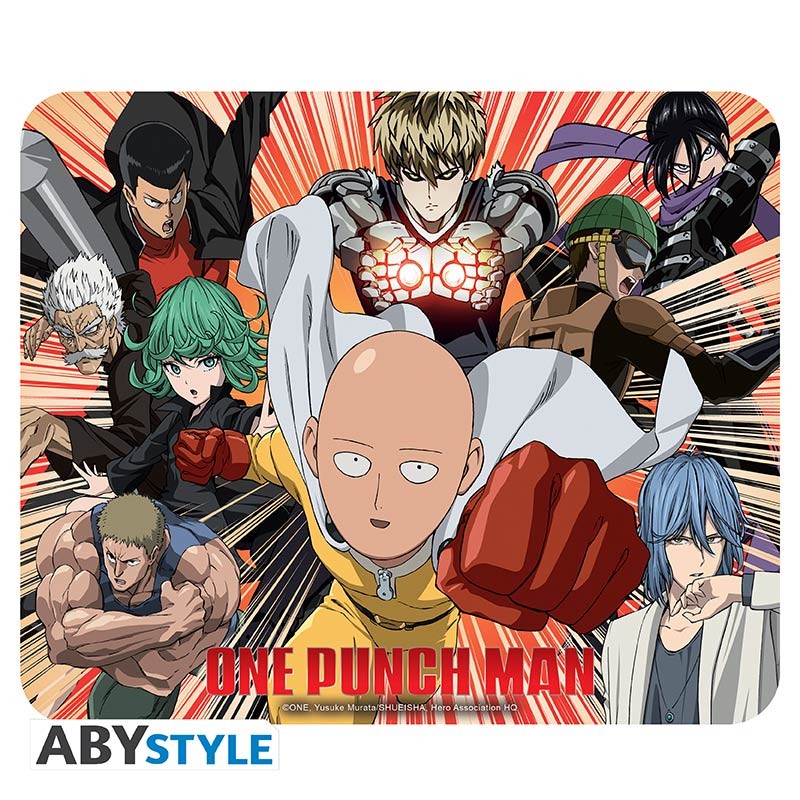 ONE PUNCH MAN Flexible Mousepad Heroes