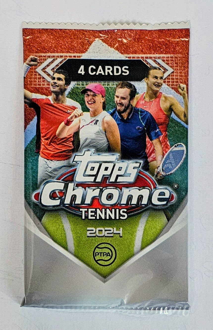 1x FREE - '24 Topps Chrome Tennis Blaster Pack