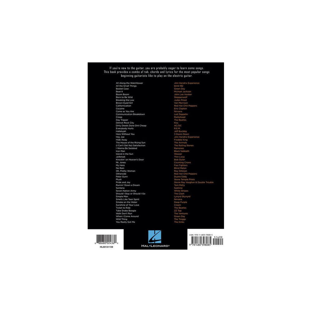 Hal Leonard First 50 Rock Songs – Thomann Ireland