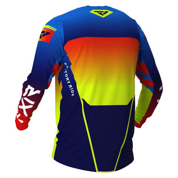 FXR HELIUM BLUE/HI VIS/RED 2024 cross jersey - Blue / YellowRef: FXR0001