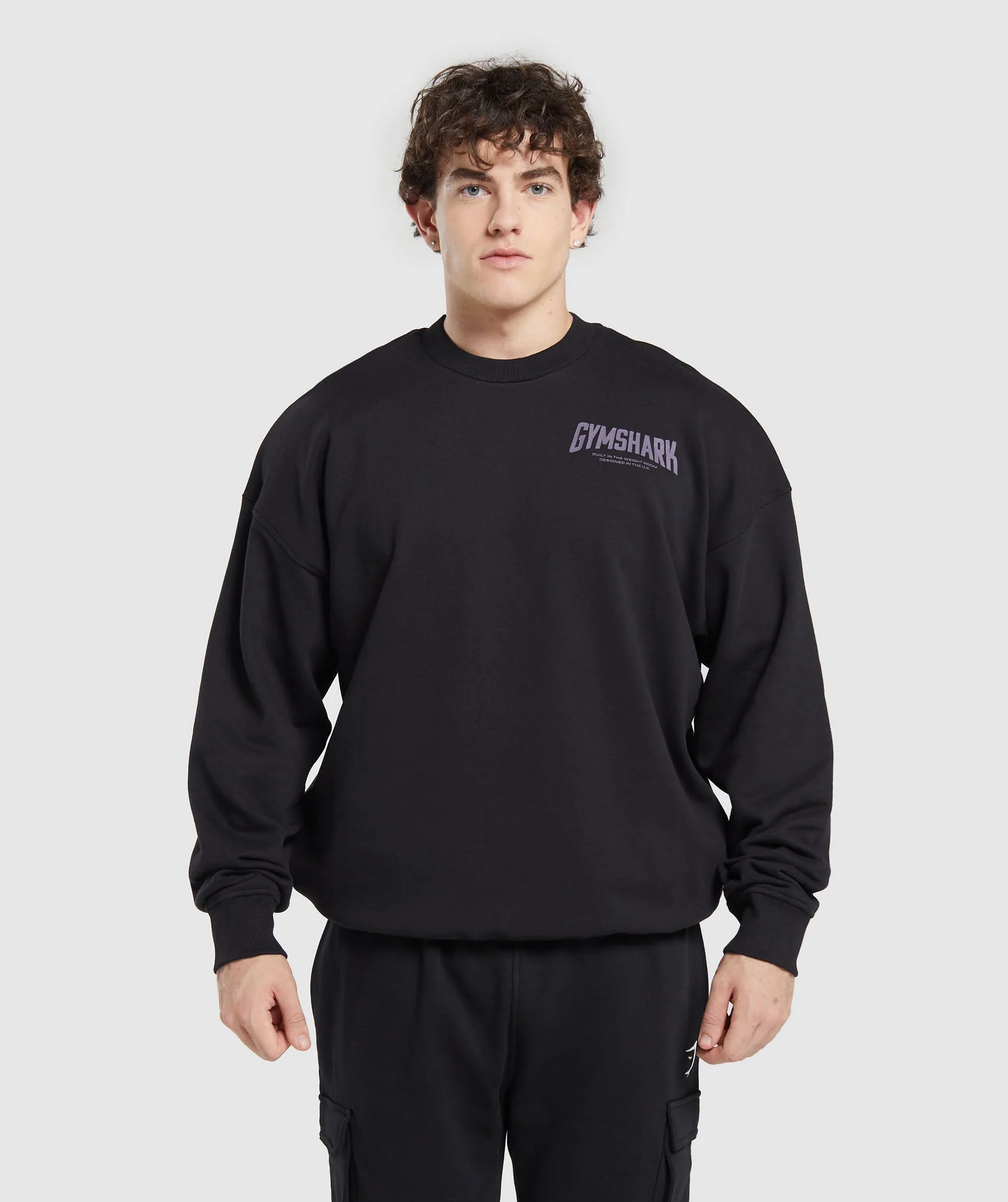 Cartoon Lifting Crew Black