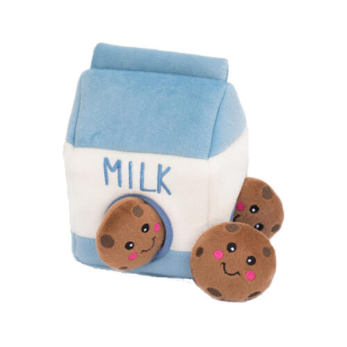 ZippyPaws Zippy Burrow - Milk and Cookies - 21 x 16 x 16 cm