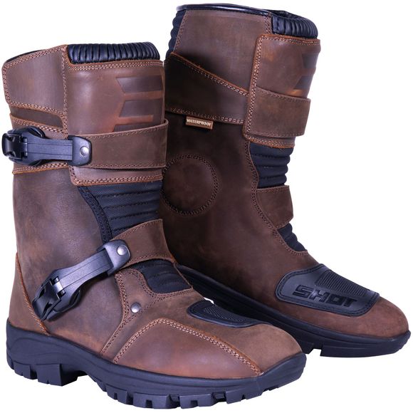 Shot ATV enduro boots - BROWN 2024 - BrownRef: SO1931