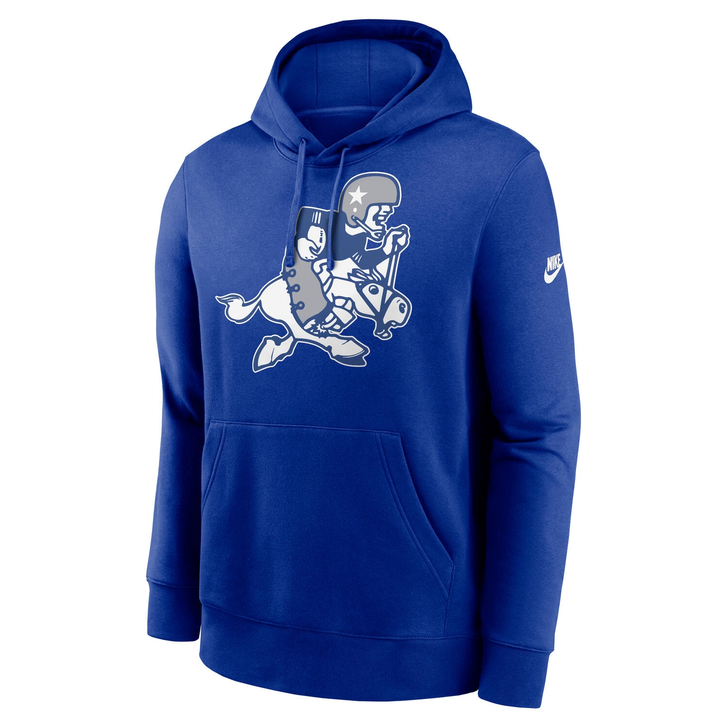 Dallas Cowboys Throwback Nike Club NFL Hoodie Blue