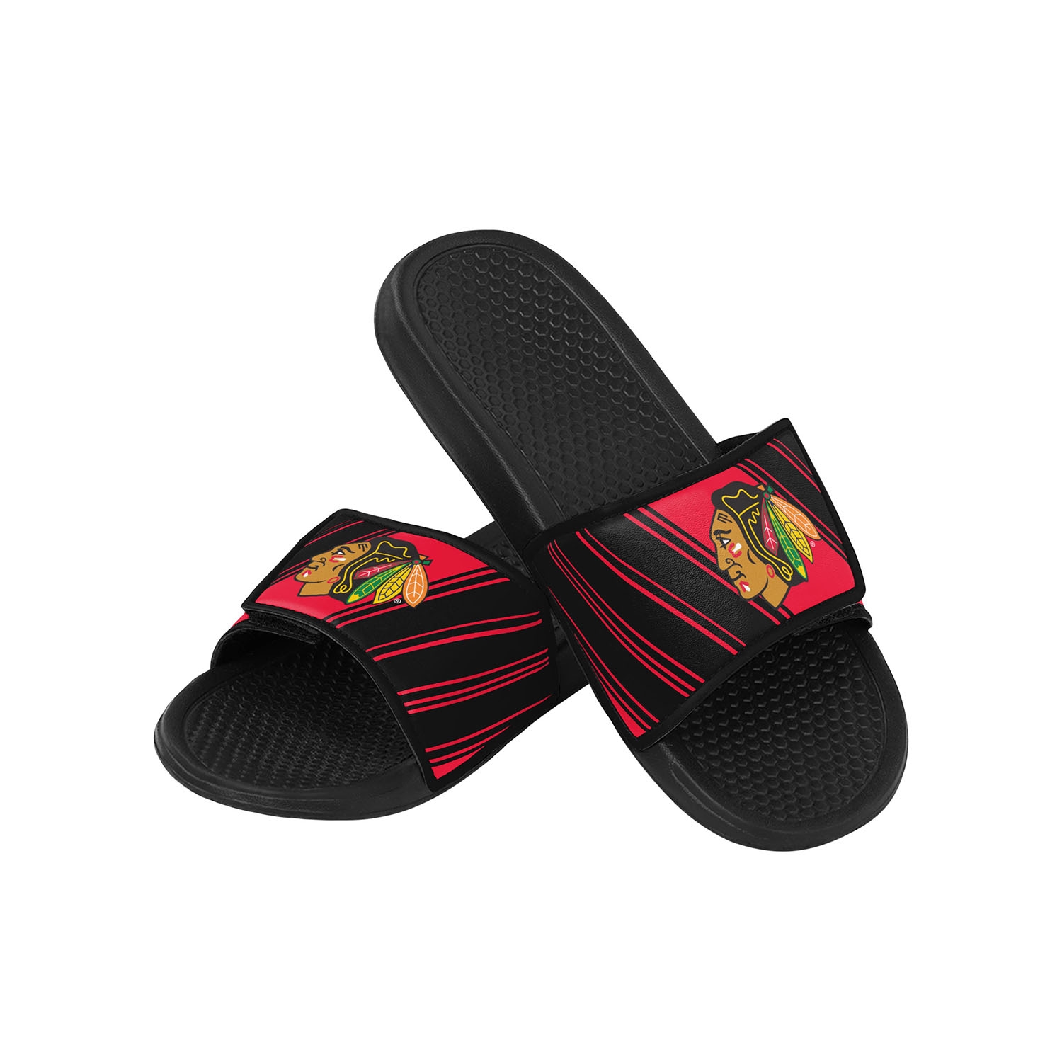 Chicago Blackhawks Legacy Velcro NHL Sport Slides