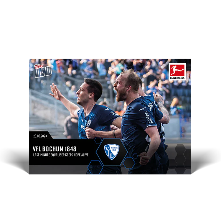 Topps UK - Last-minute equalizer keeps hope alive - Bundesliga TOPPS NOW® Card #209