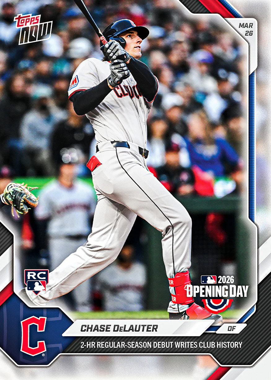 Chase DeLauter - 2026 MLB Topps NOW® - Card 12 - PR: 5080