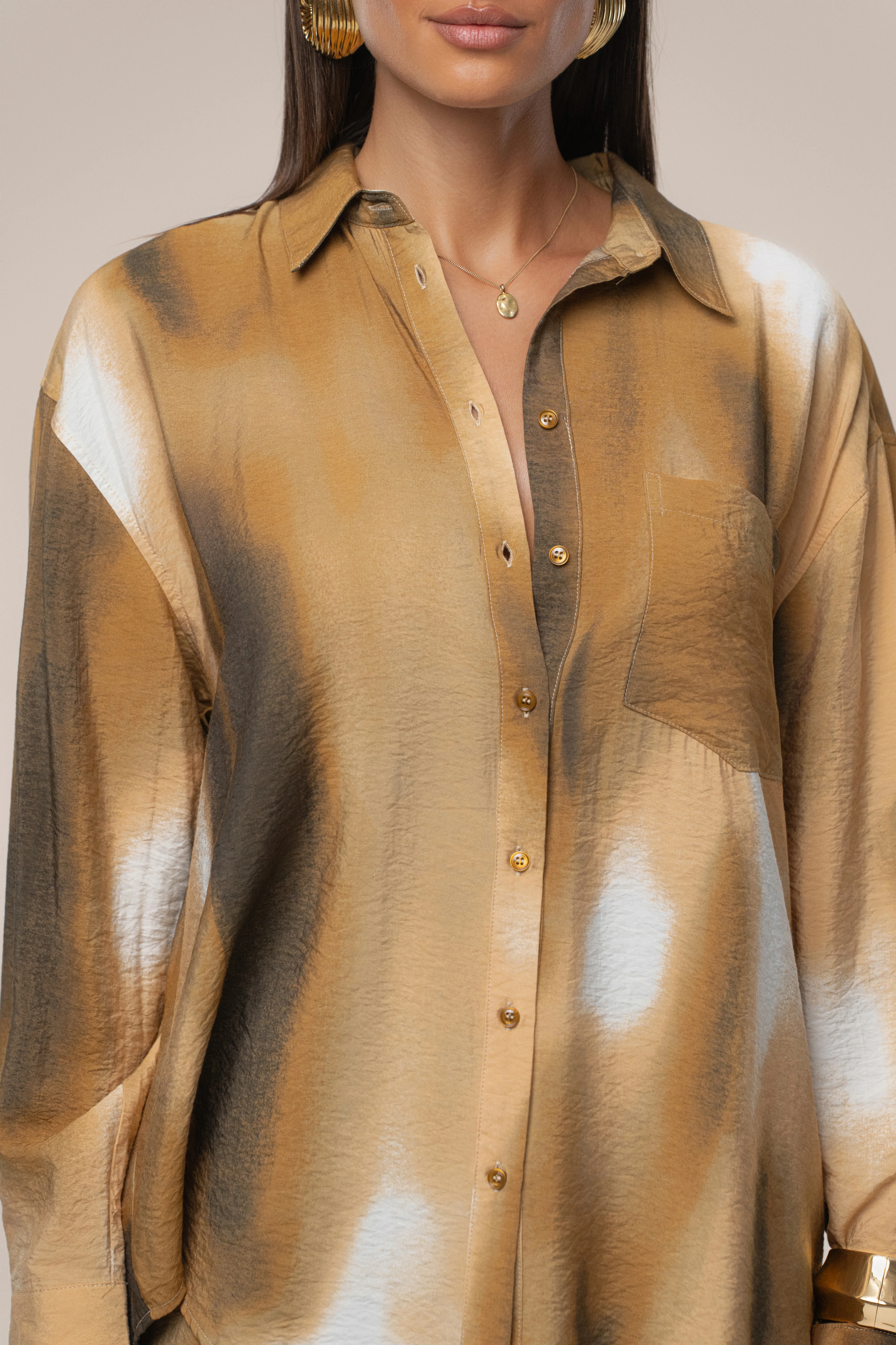 Brown Celestial Sands Blouse