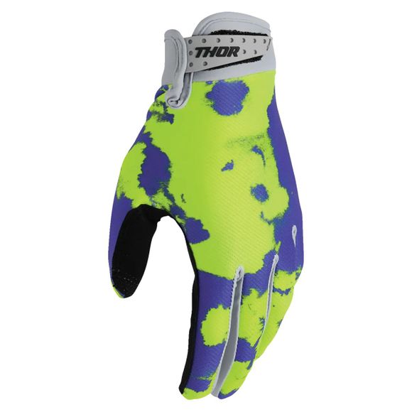 Thor Launch cross Gloves - Bleach 2025 - Gray / YellowRef: TO3274
