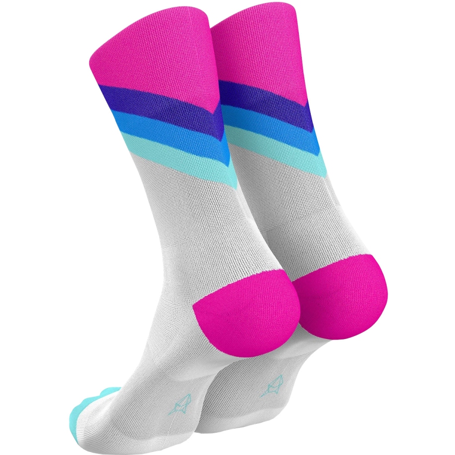 INCYLENCE Running Grades Socks - Blue Pink