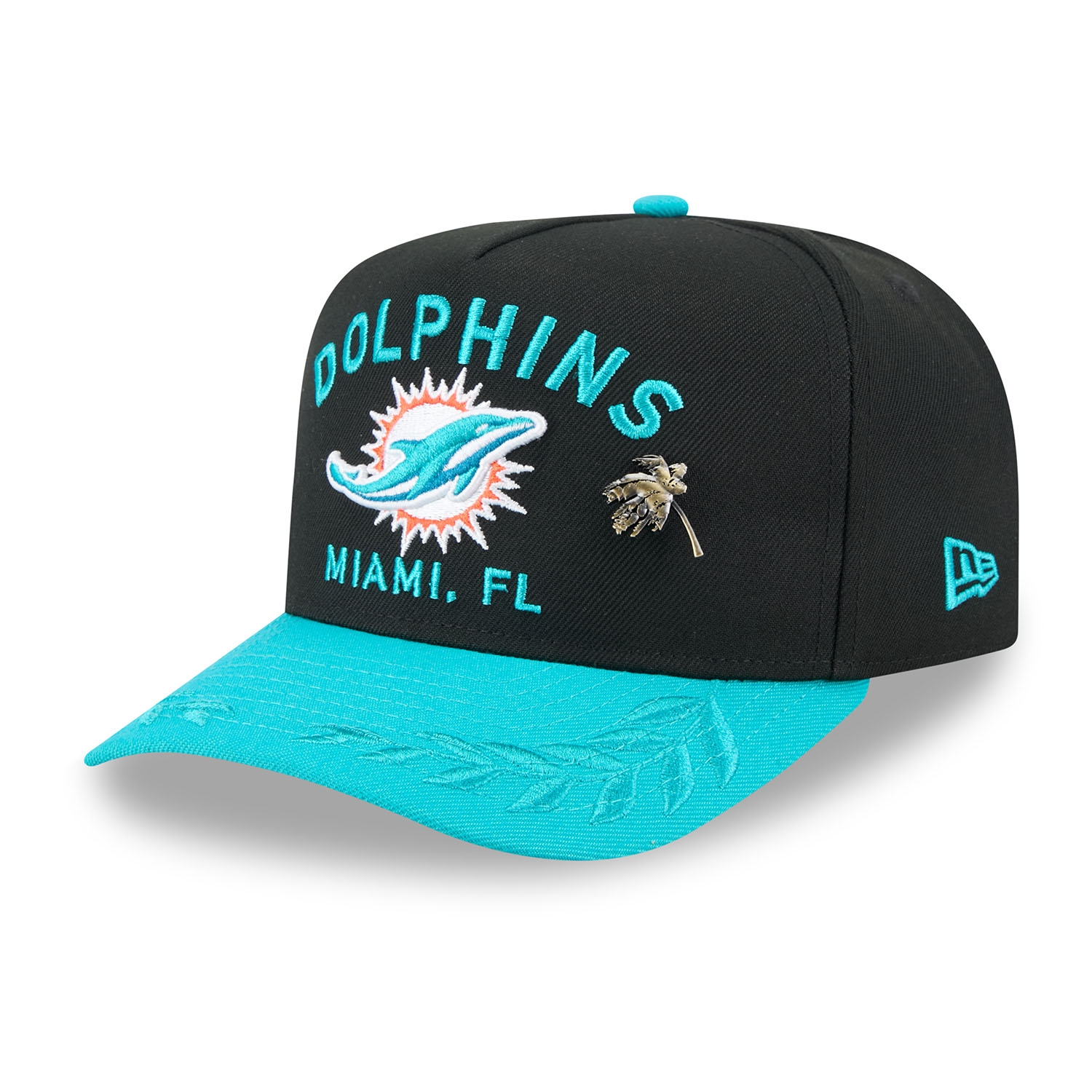 Miami Dolphins 2025 NFL Draft New Era 59FIFTY A-Frame Fitted Cap Black