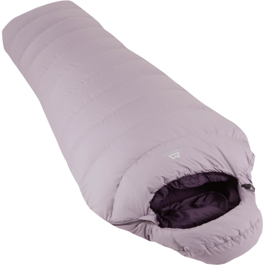 Mountain Equipment Classic 550 Regular Sleeping Bag Women ME-008573 - zip left - allium