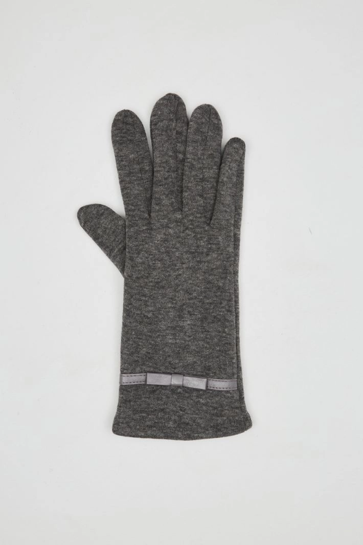 Stretch jersey gloves - GREY