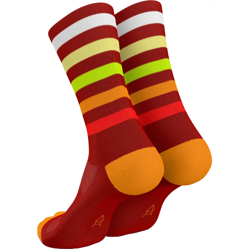 INCYLENCE Running Levels Socks - Sunset