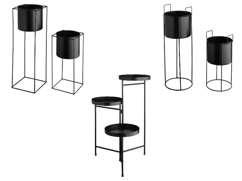 Cache-pot en métal