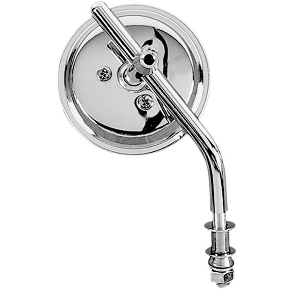 Rétroviseur Drag Specialties Smooth back diamètre 7 cm Reversible (l'unité) Universel - GrisRef : DRG0194 / DS302051