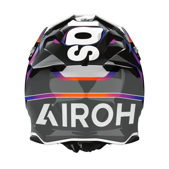 Casque cross Airoh TWIST 3 - HUSTLE 2026 - Noir / VioletRef : AR1536
