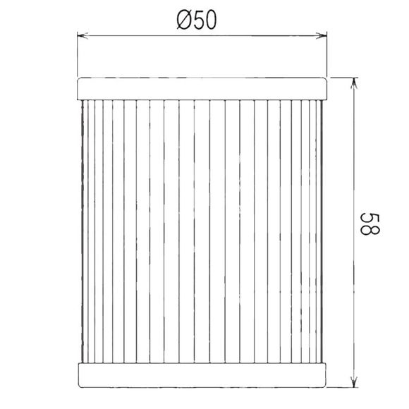 Filtre à huile HifloFiltro HF585 Type origineRef : HF0699 / 07120544