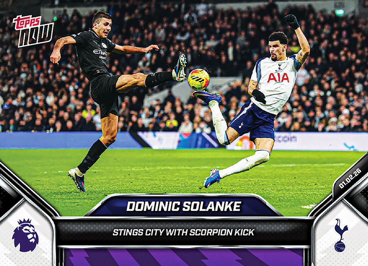 Dominic Solanke - 2025-26 Premier League Topps NOW® - Card 125 - PR: 796