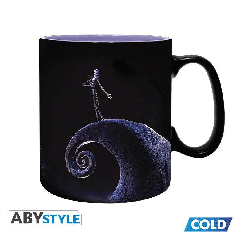 THE NIGHTMARE BEFORE CHRISTMAS Heat Change Mug Jack & Moon King size