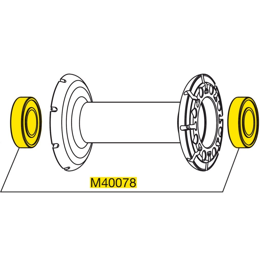 Mavic Hub Bearings for Front Wheels 6901 - 12x24x6mm - M40078