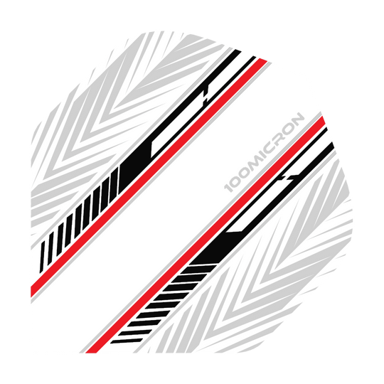 Pentathlon Flights white/black/red