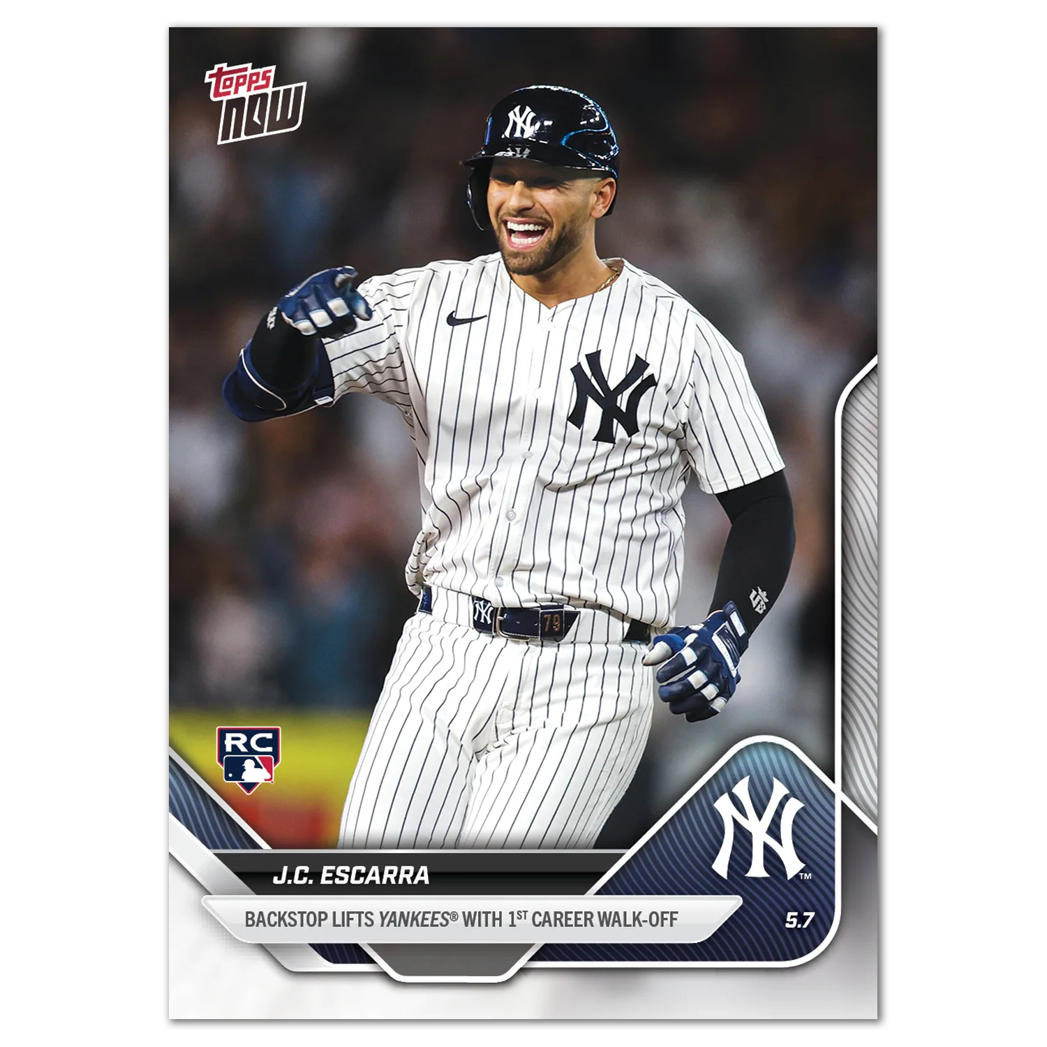 J.C. Escarra - 2025 MLB Topps NOW® - Card 153