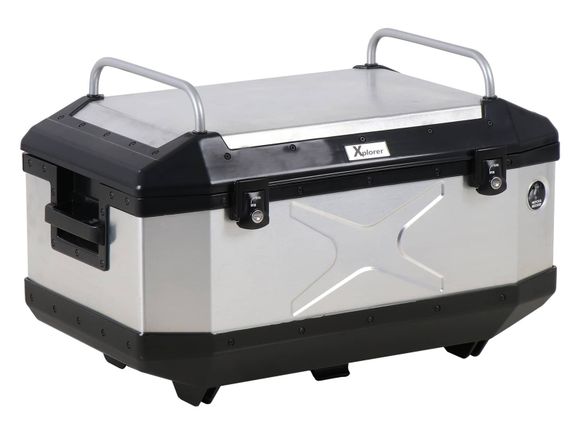 Top case Hepco & Becker Xplorer 60 - argent UniverselRef : HBE05442A / 610225 00 00