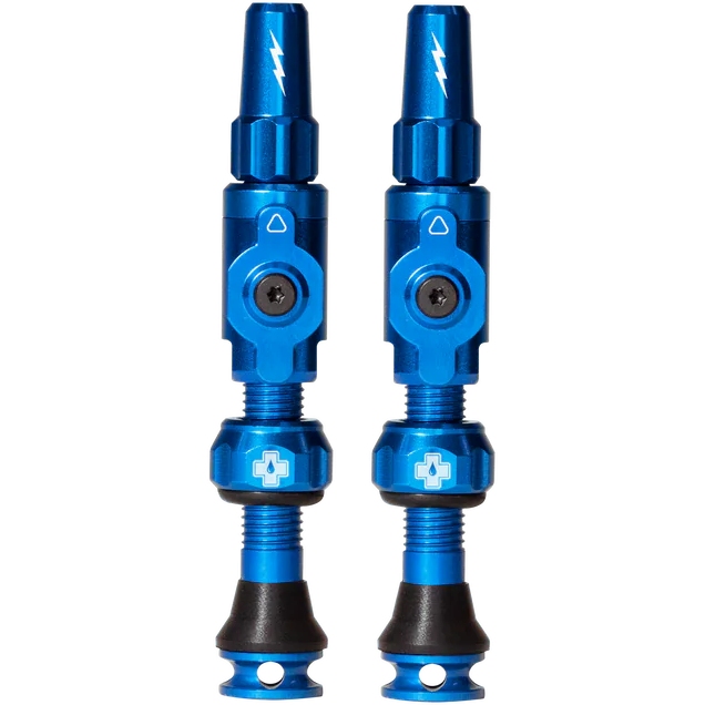 Muc-Off Big Bore Lite Tubeless Valves Set (Pair) - blue