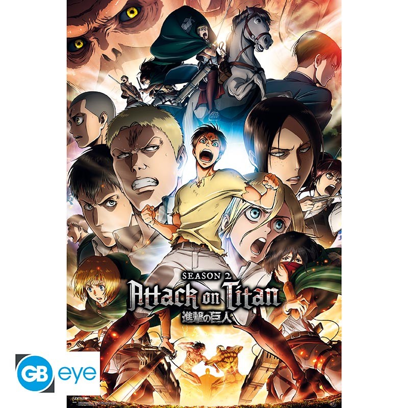 ATTACK ON TITAN Poster S2 Key Art (91.5x61cm)