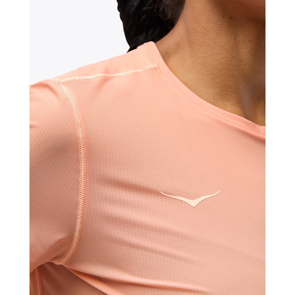 Hoka Airolite Run Short Sleeve Shirt Women - dry clay