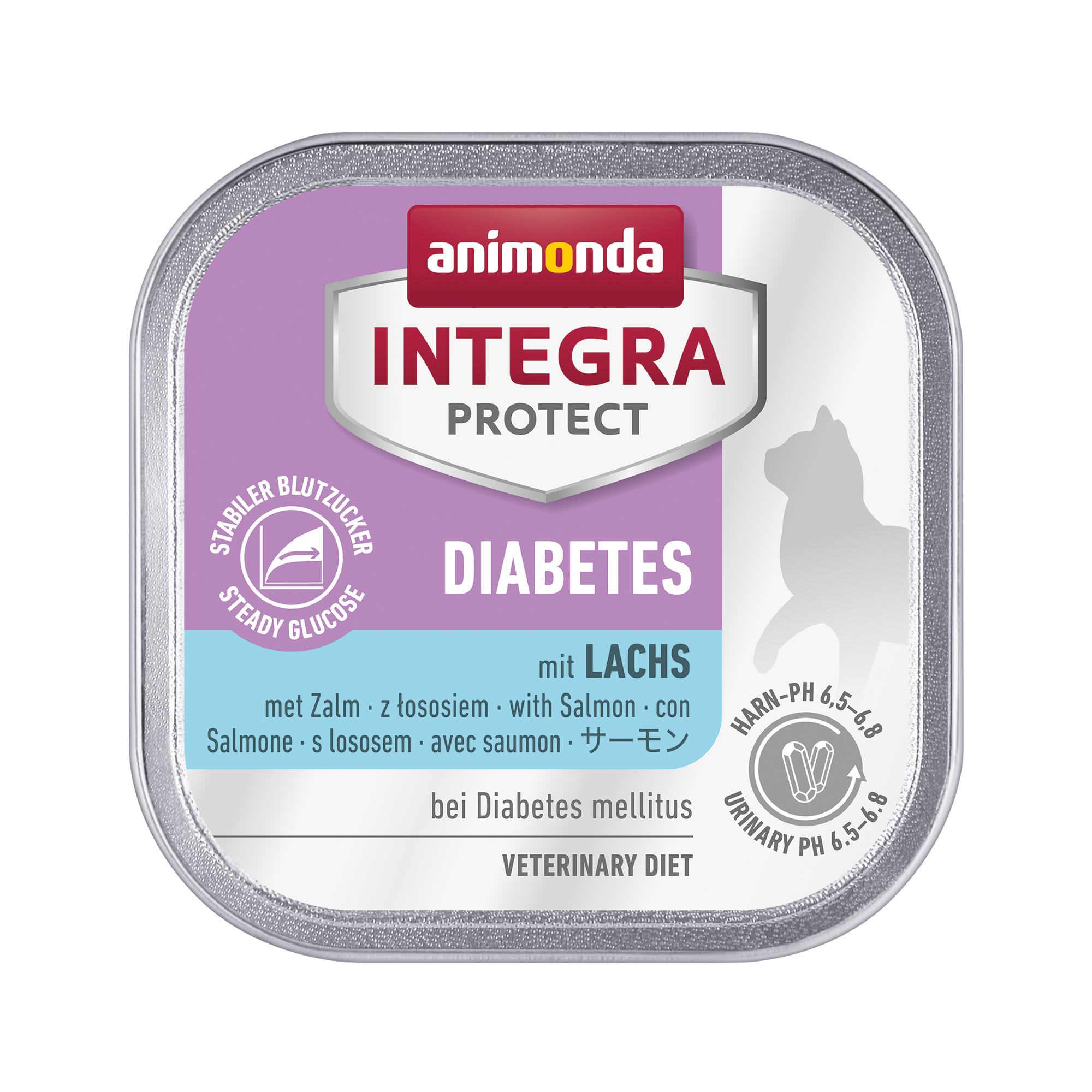 Animonda Integra Protect Cat Diabetes Salmon - 16 x 100g