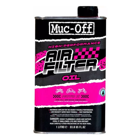 Huile de filtre Muc-Off Motorcycle Air Filter Oil 1L UniverselRef : MUC0070 / 36100074
